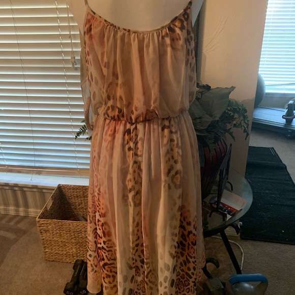 Boston Proper animal print dress - Picture 2 of 4